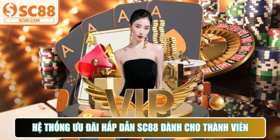 Hệ thống ưu đãi hấp dẫn Sc88 dành cho thành viên